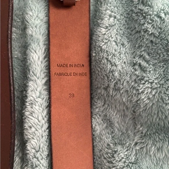 Polo by Ralph Lauren Tan Leather Belt with Bear Buckle - Picture 8 of 8